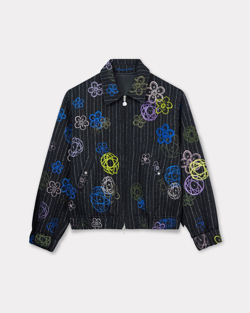 'Kenzo x Futura 2000' bomber in virgin wool 1