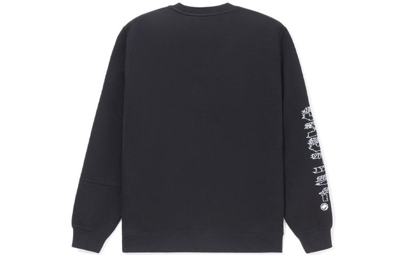 Li-Ning Li-Ning BADFIVE Sports Basketball Round Neck Pullover 'Black White' AWDS135-4 outlook