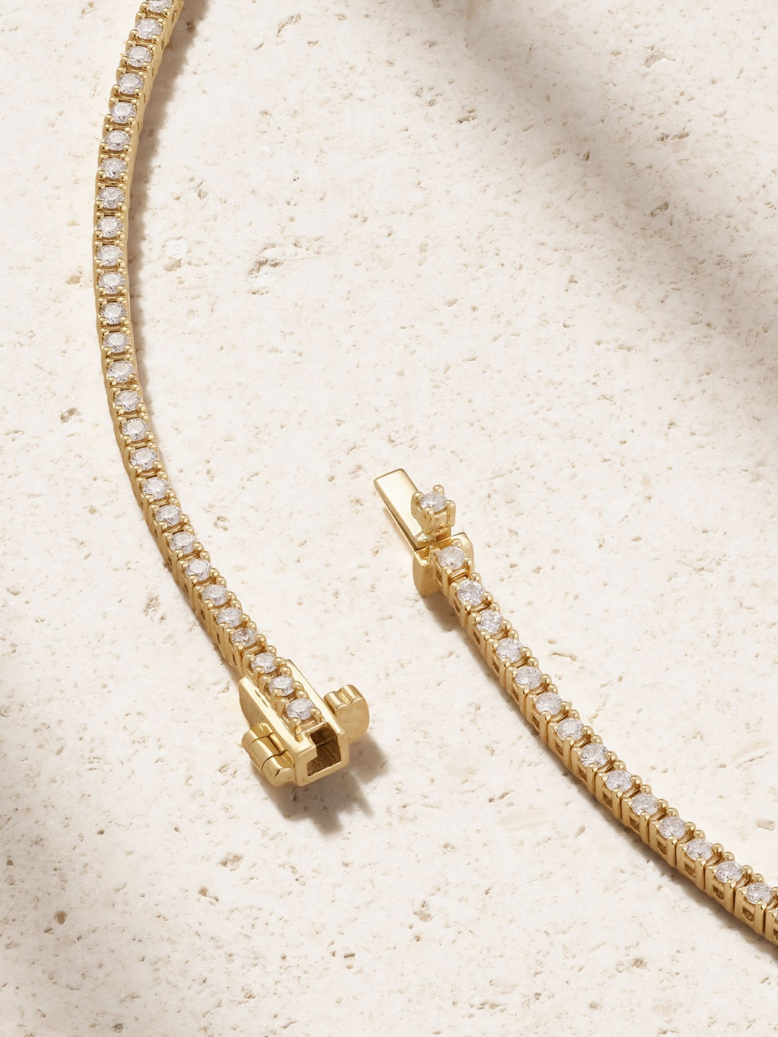 18-karat gold diamond necklace Gold - 3