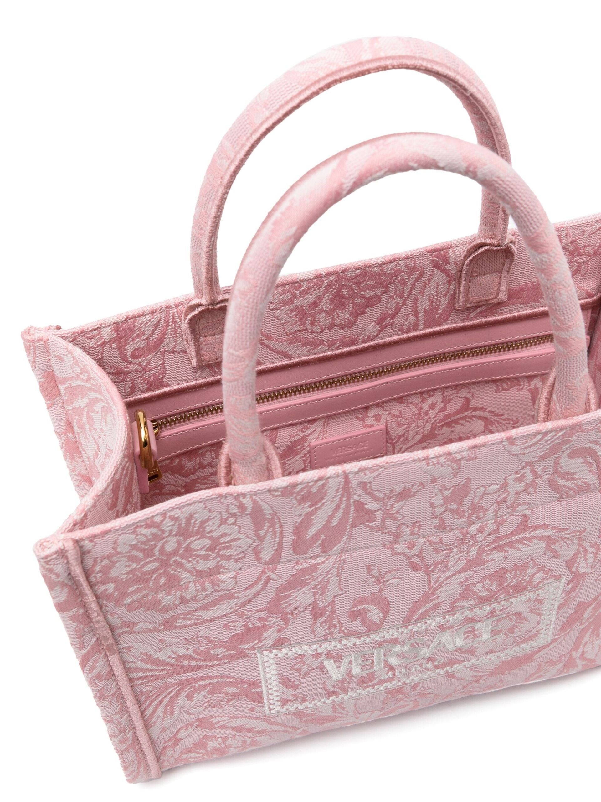 Pink Barocco Athena Small Tote Bag - 5