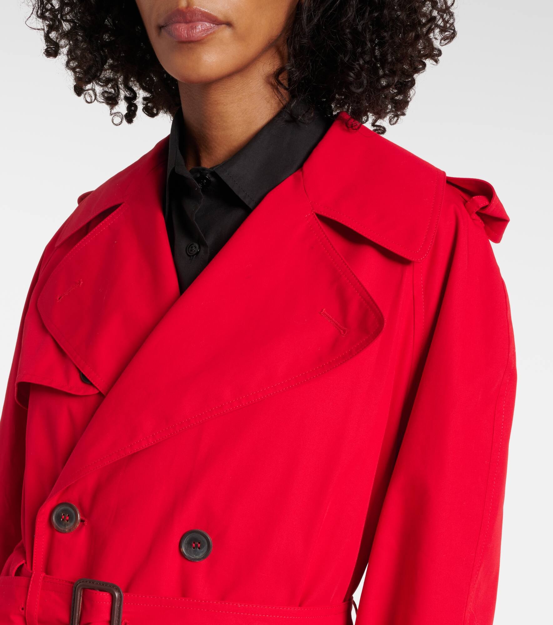 Cotton trench coat - 4