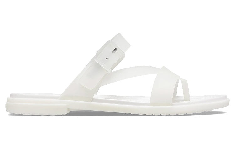 (WMNS) Crocs Tulum Slides 'Translucent White' 207173-159 - 2