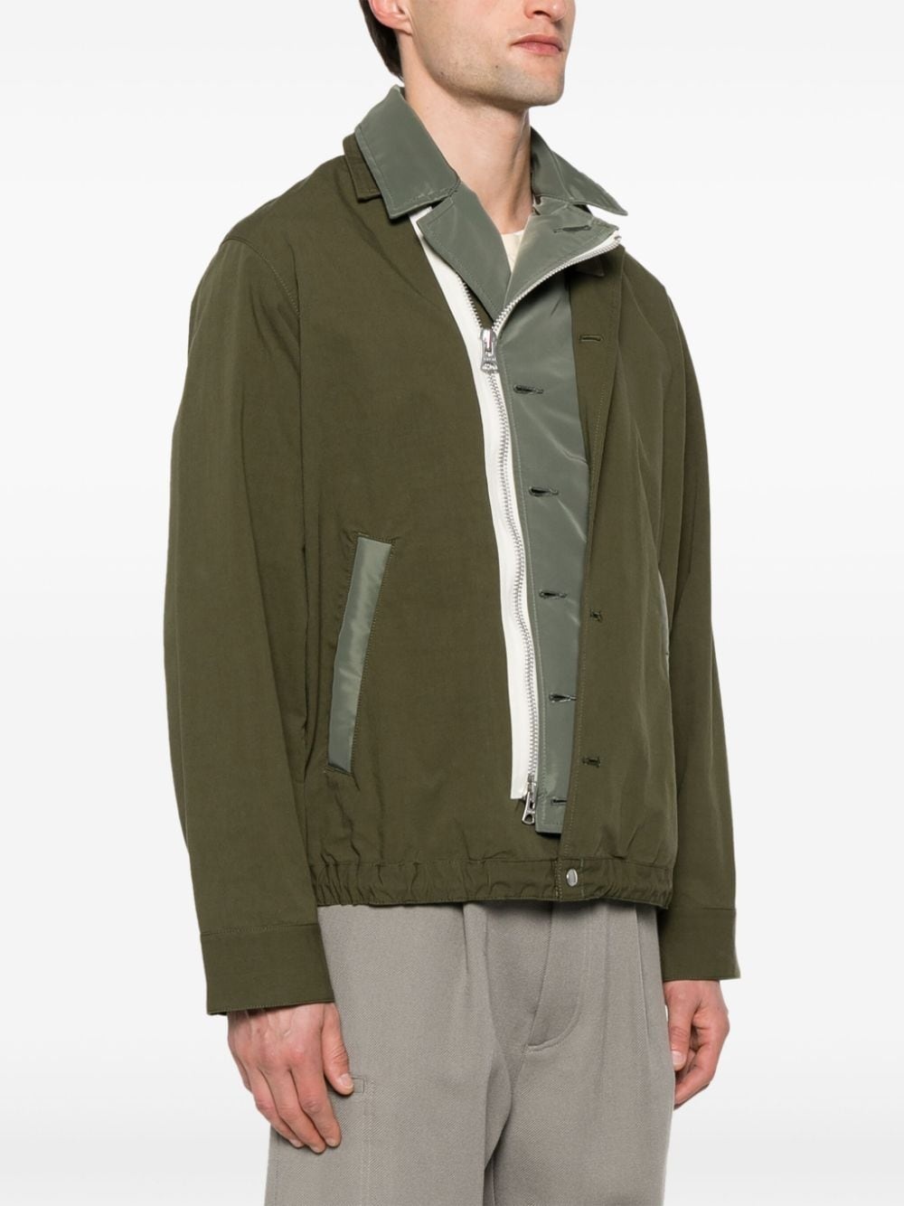 layered padded jacket - 3