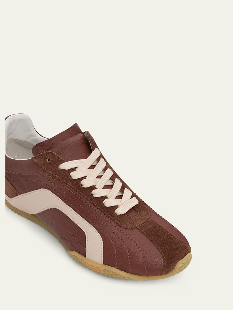 Jump Mixed Leather Sneakers 3