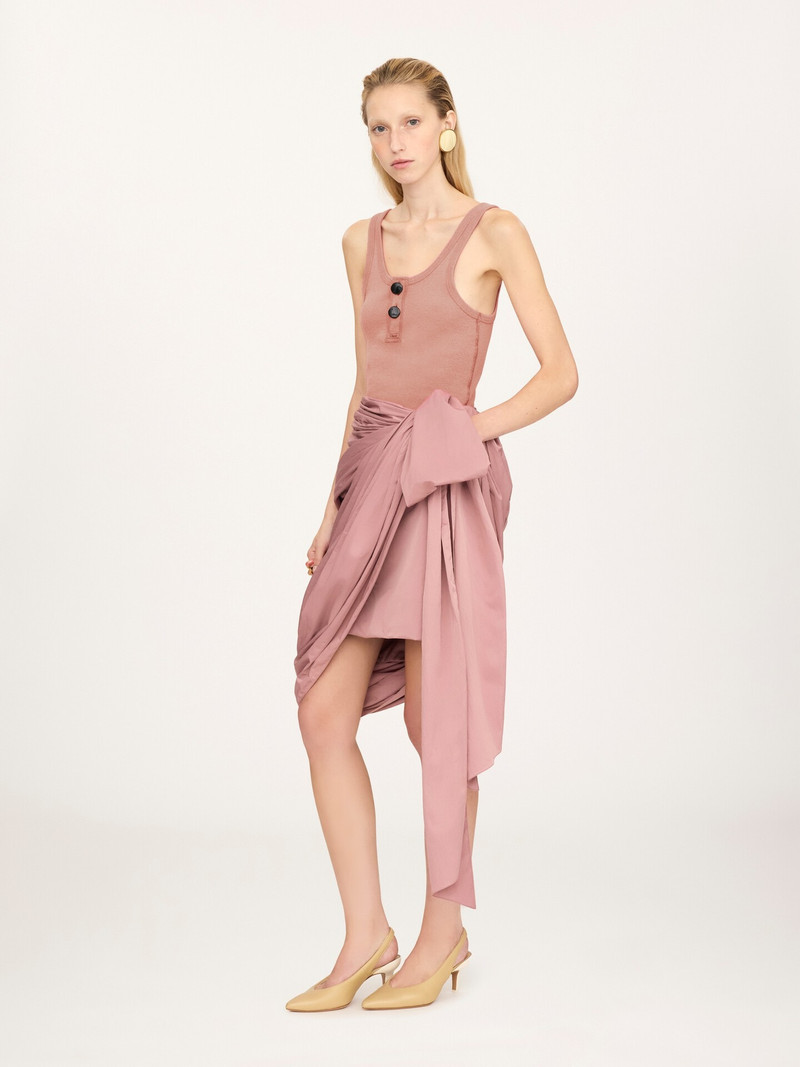 Chloé FITTED HENLEY TANK TOP IN COTTON JERSEY outlook