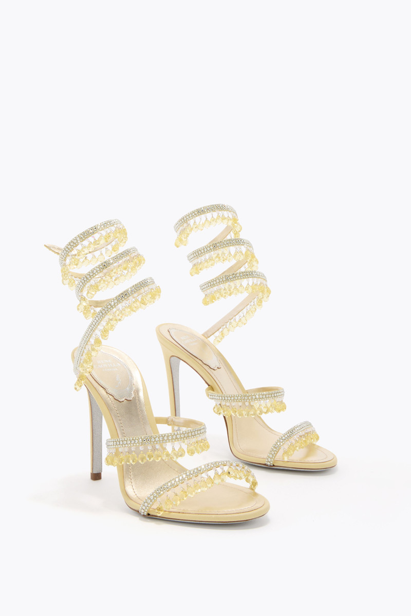CHANDELIER BUTTER YELLOW SANDAL 105 2