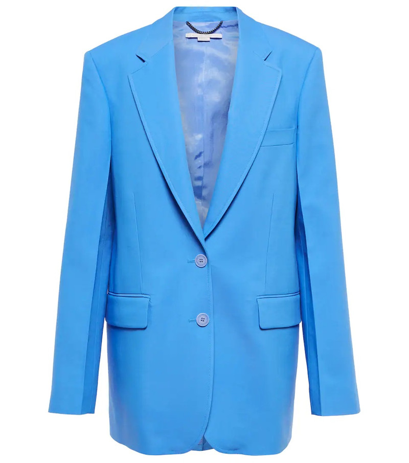 Single-breasted twill blazer 1