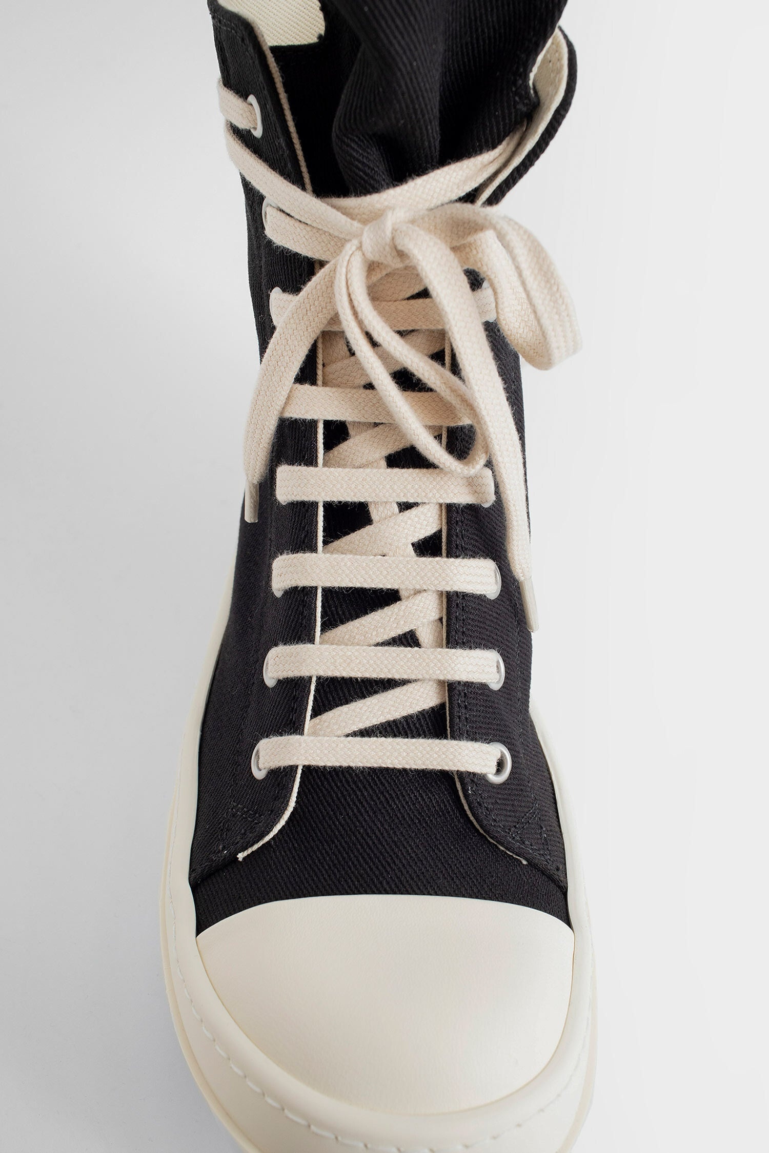 RICK OWENS WOMAN BLACK SNEAKERS - 5