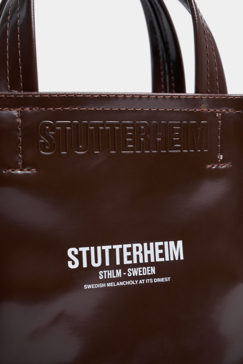 Stutterheim Biblio Opal Mini Bag Dark Brown Opal outlook