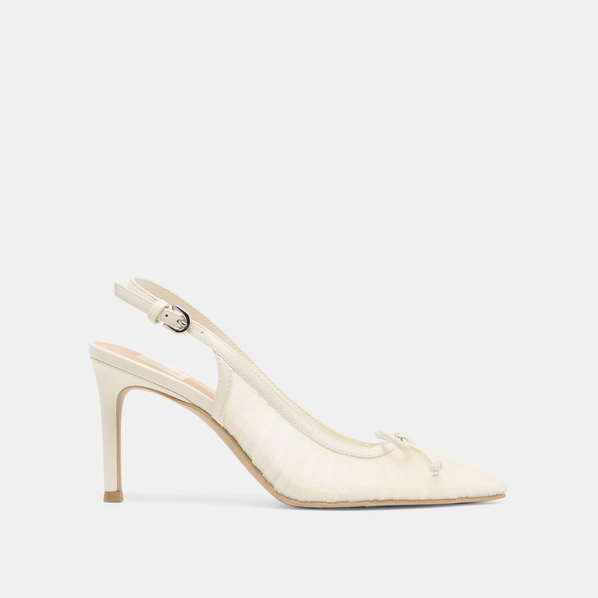 YELA HEELS WHITE TULLE - 1
