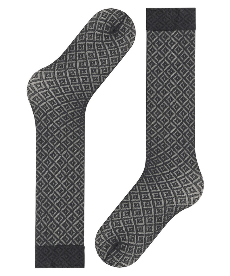 Tessellating 25 DEN Women Knee-high socks 5
