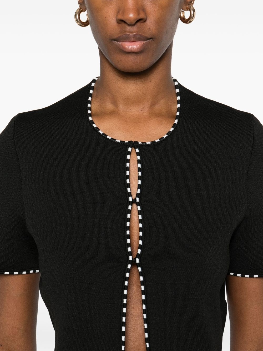 short-sleeves crop top - 5