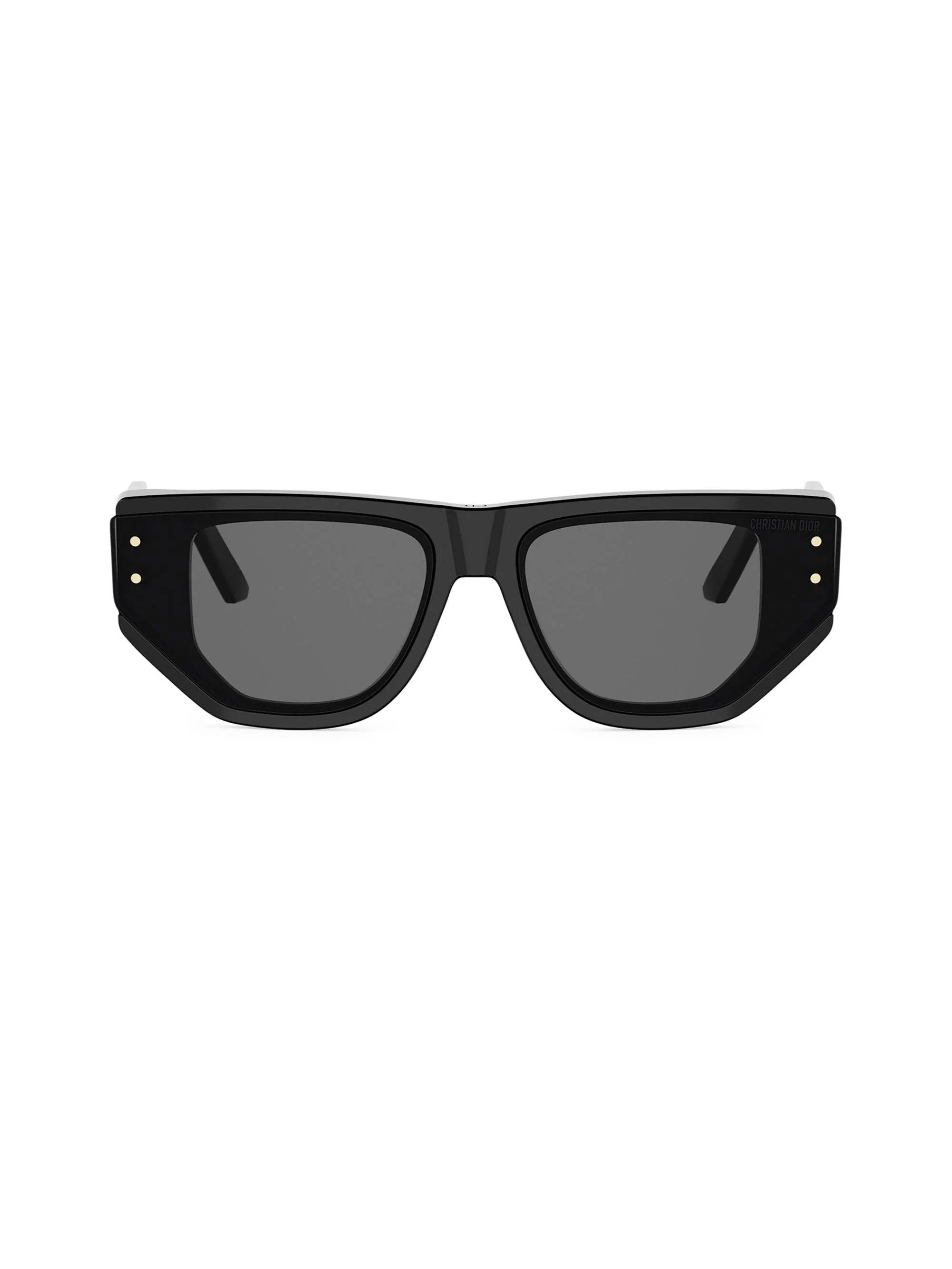 Women's DiorSignature S15I 64MM Cat-Eye Sunglasses - Shiny Black And Smoke - 1