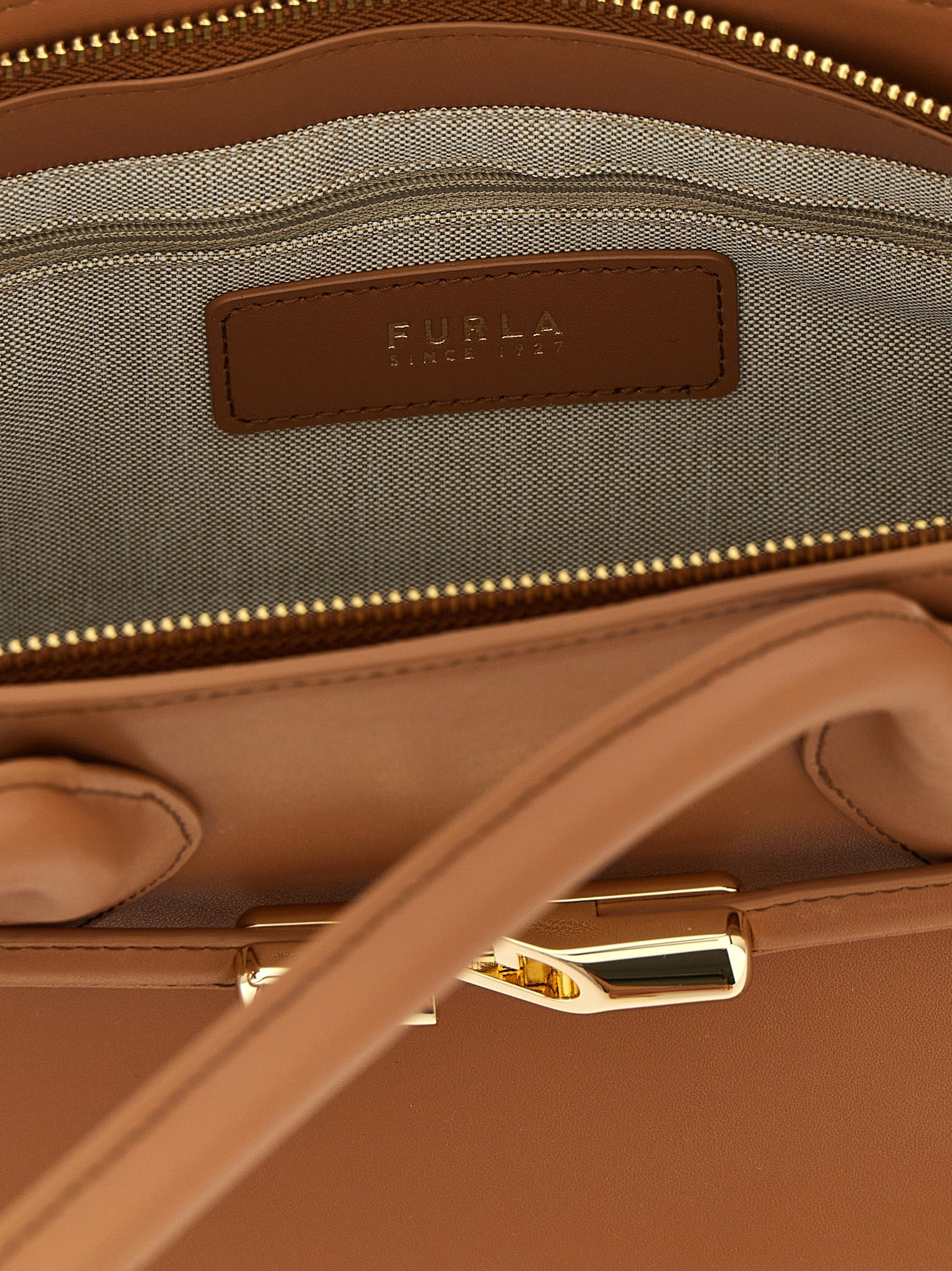 Furla Goccia Dome M Shoulder Bags Brown - 4