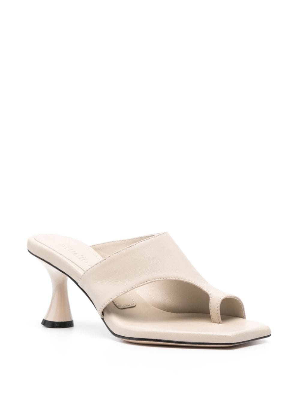 Ida 70mm leather mules - 2