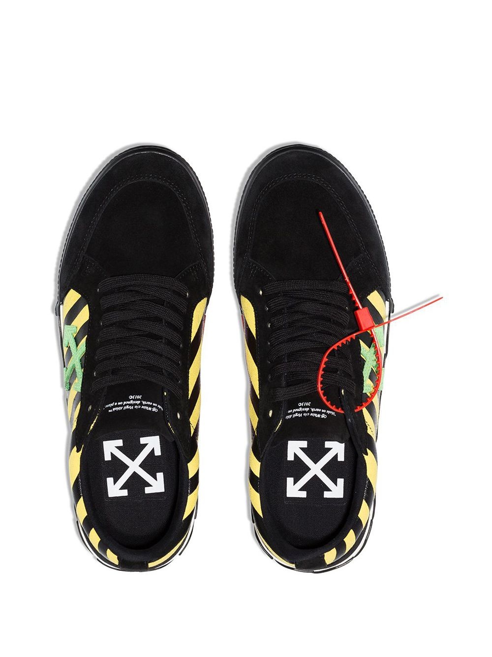 arrow logo stripe sneakers - 4