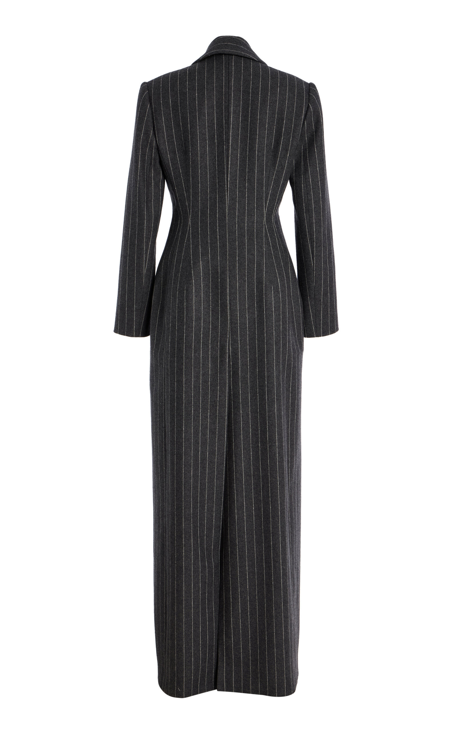 Double-Breasted Wool-Blend Coat grey - 6
