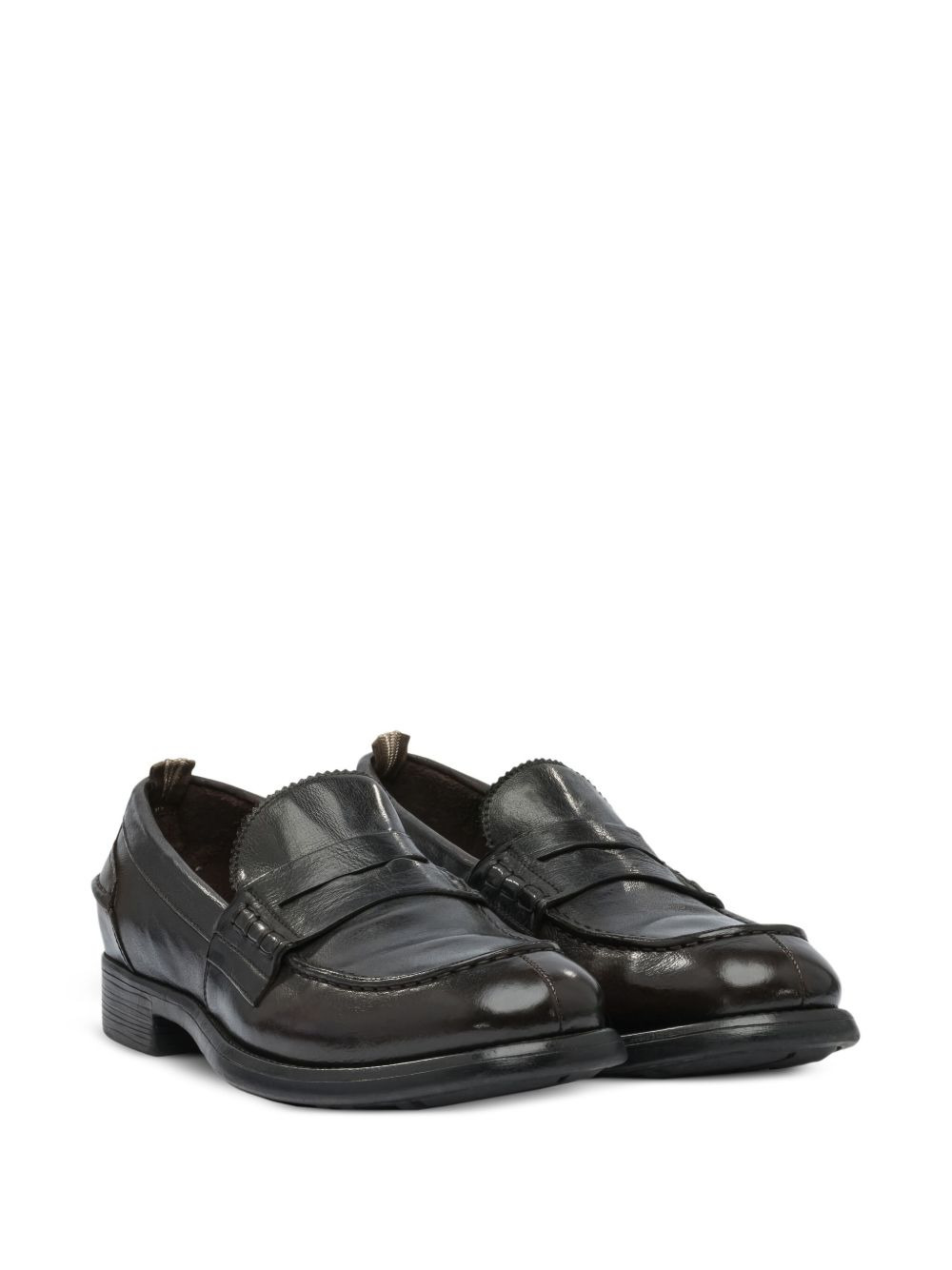 penny leather loafers - 2