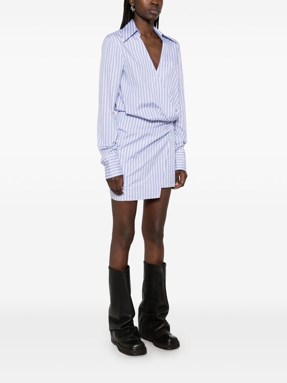 striped mini dress - 3