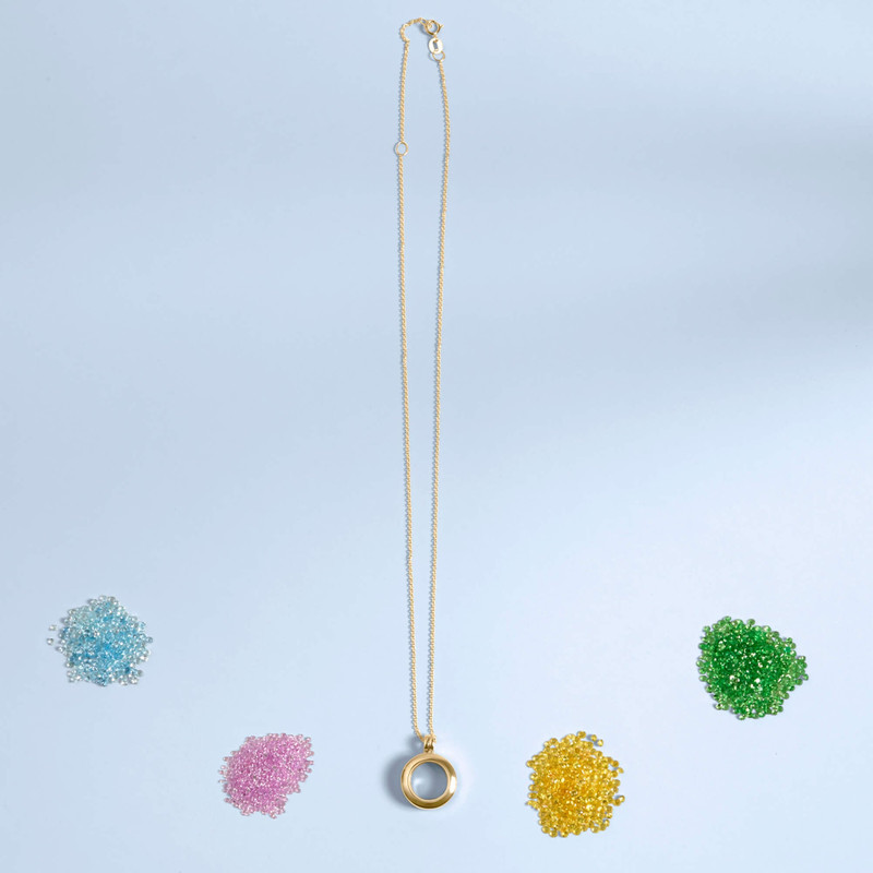 Gold Memento Locket Necklace 5