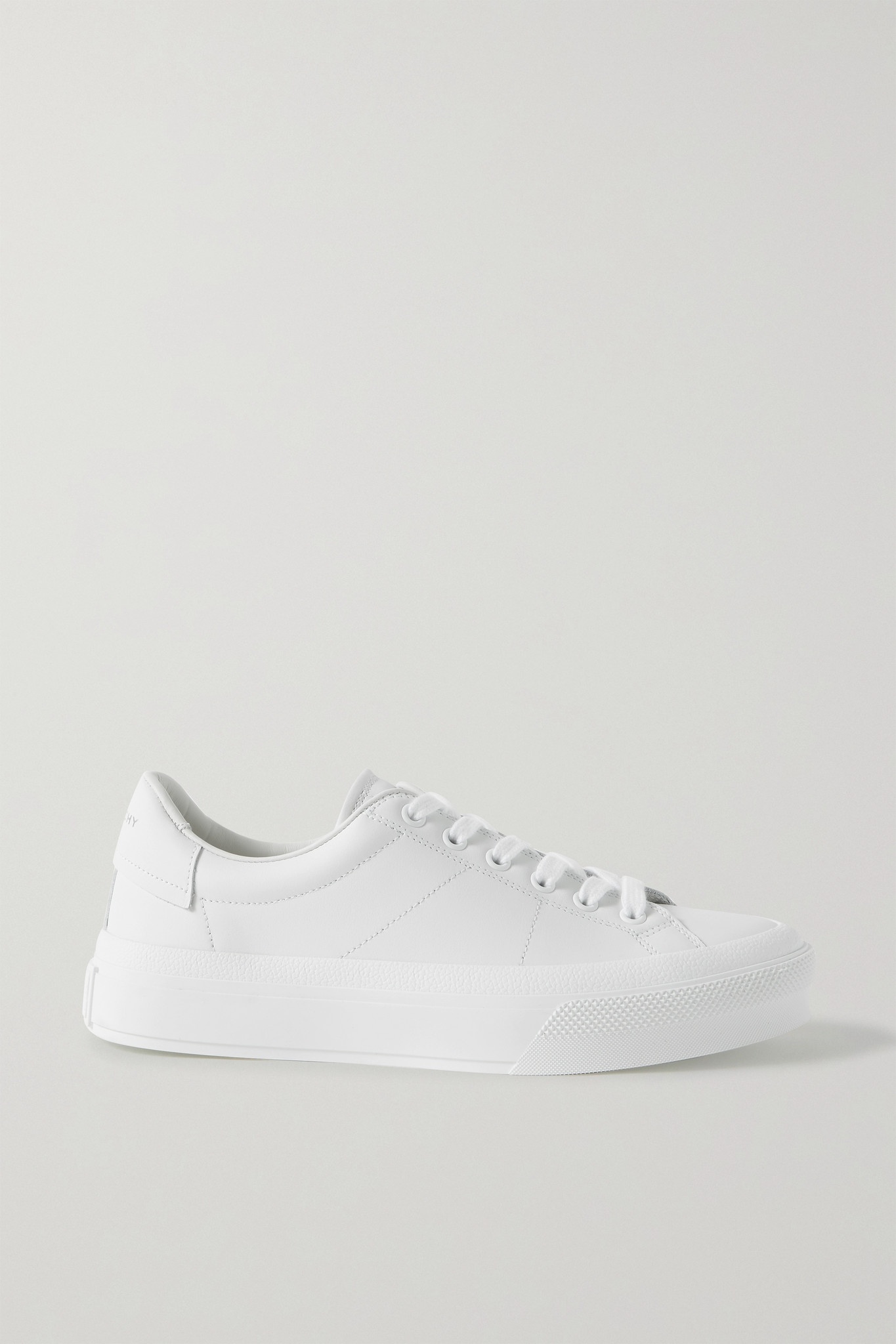 City Court logo-detailed leather sneakers - 1