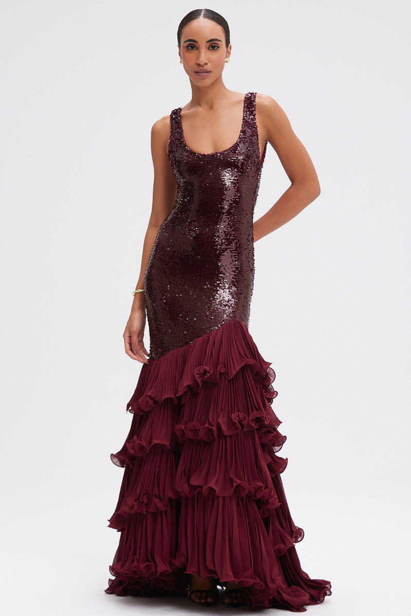 SEQUIN DROP WAIST GOWN (RUNWAY) 1