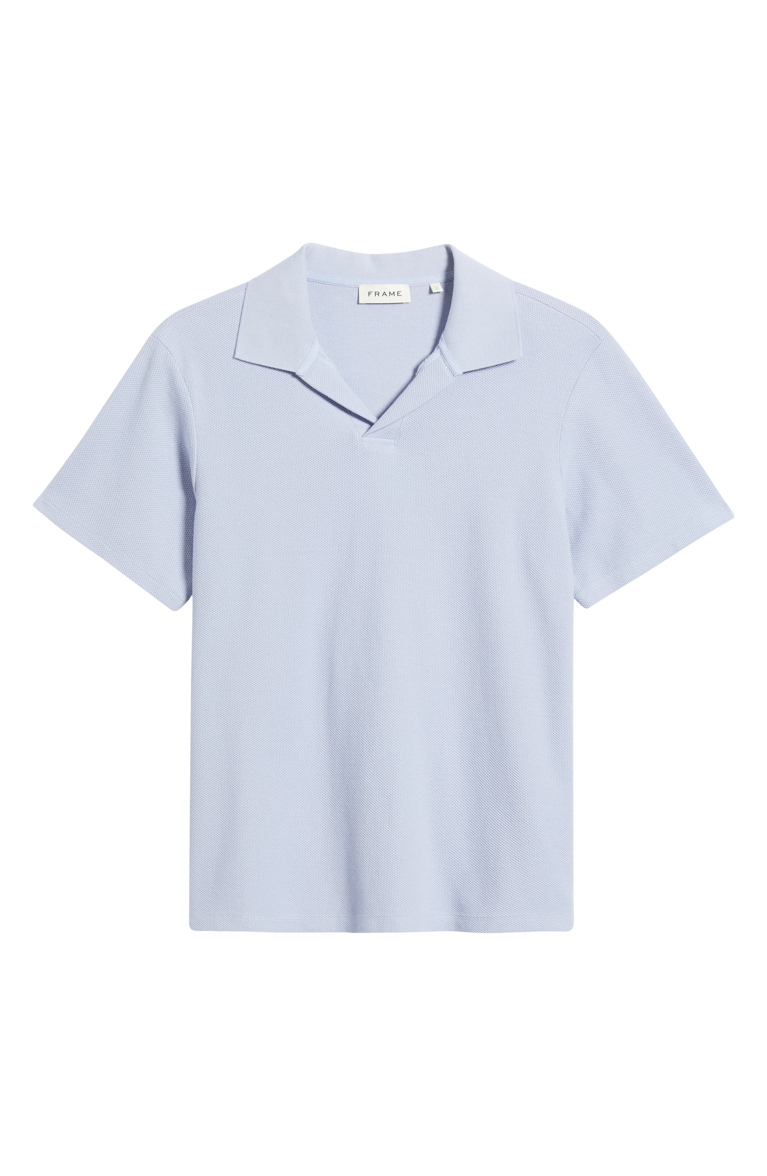 FRAME Jacquard Polo in Baby Blue at Nordstrom - 5