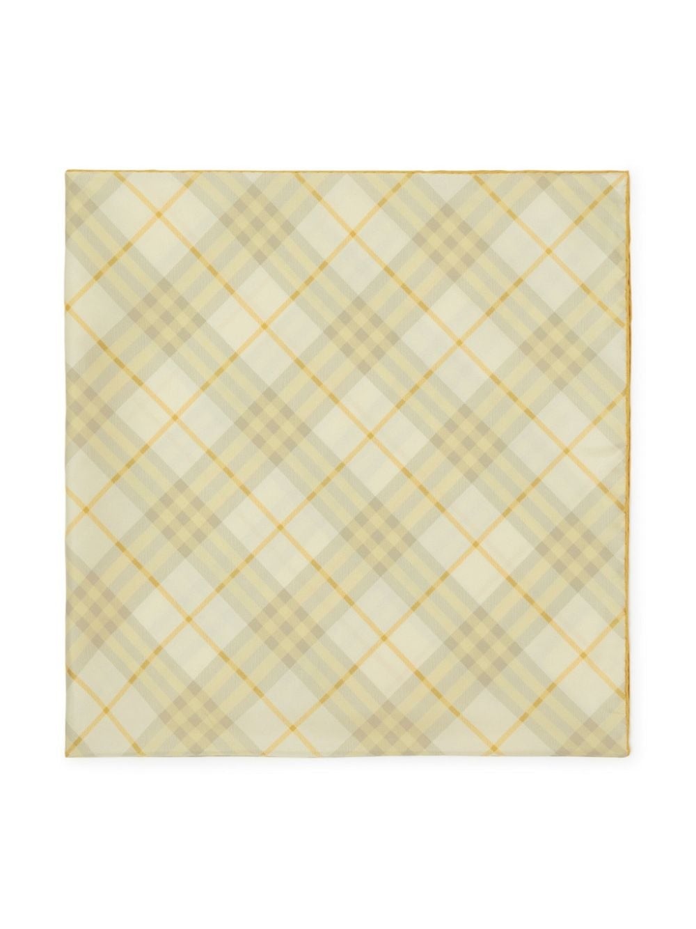 checked silk scarf - 2