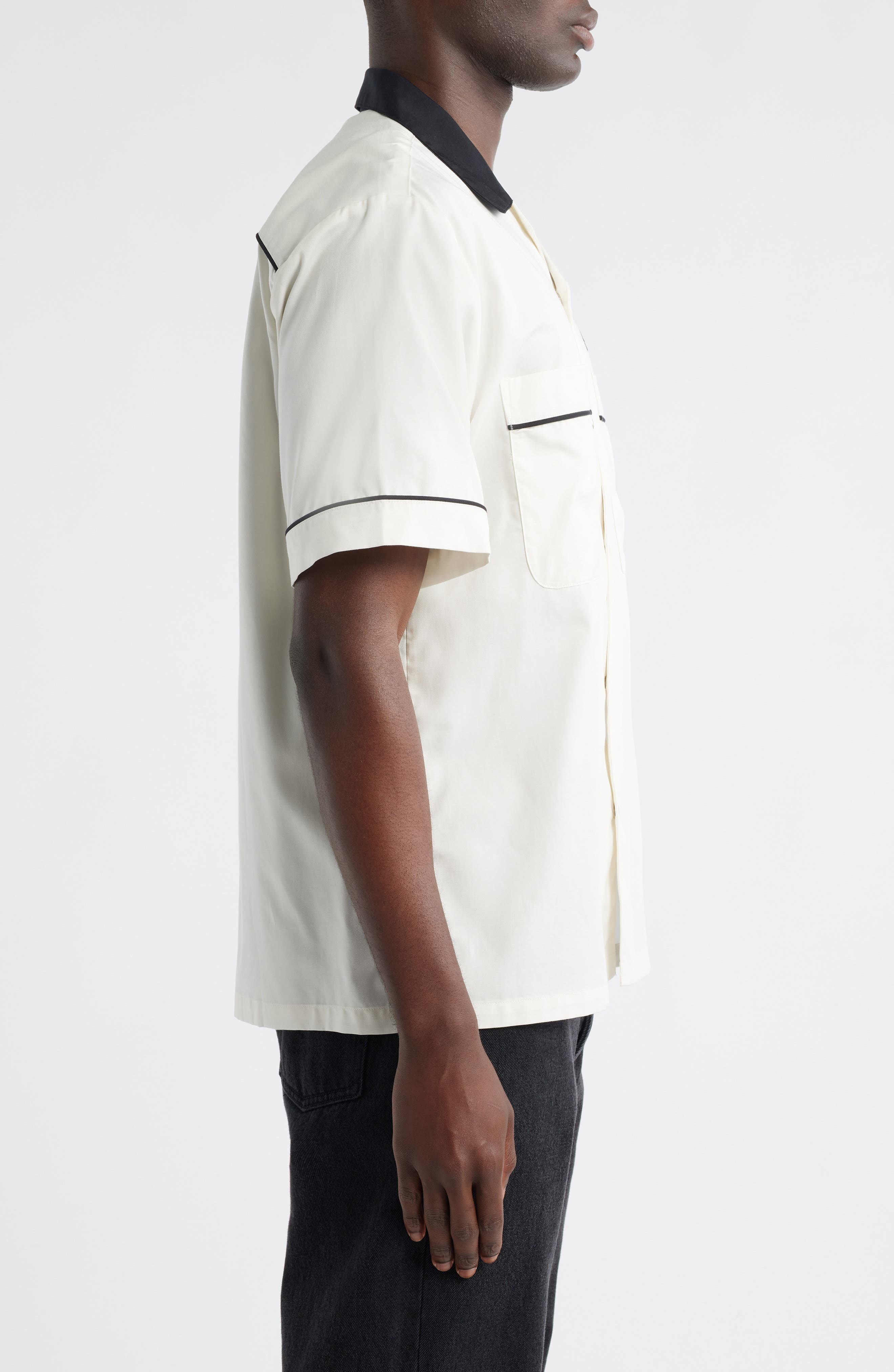 Carhartt Work In Progress Bowling Shirt in Wax /Black at Nordstrom - 4