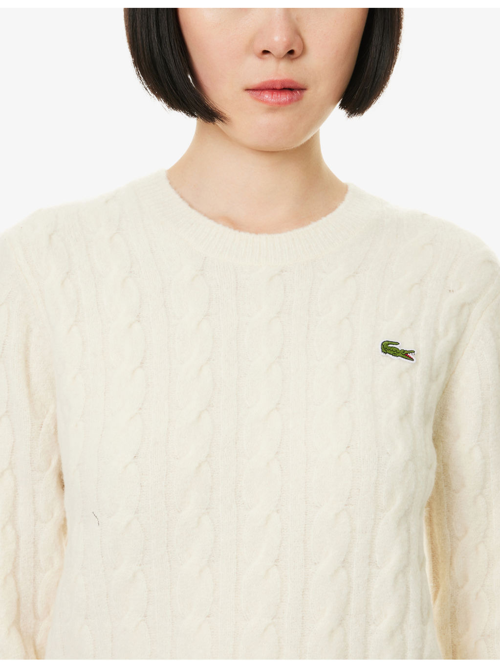 Cricket Cable-Knit Stretch-Wool Blend Jumper - 5