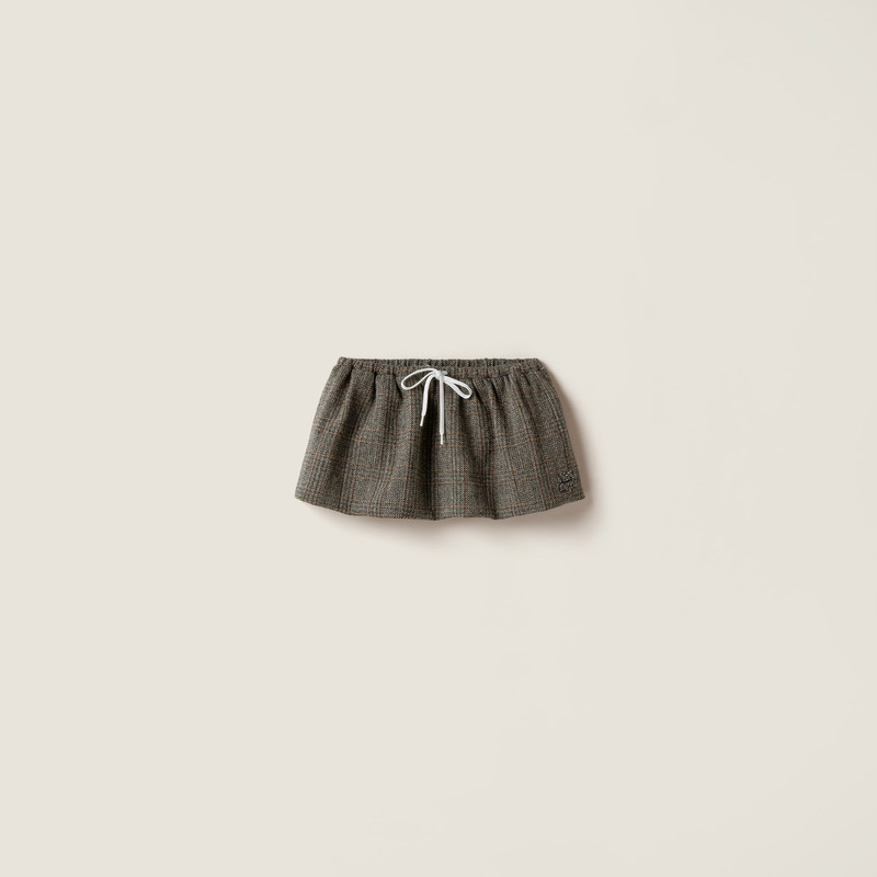 Chevron miniskirt 1