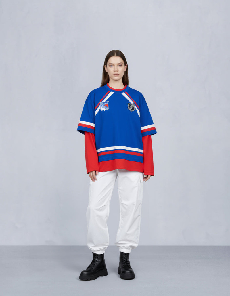NHL X MOOSE KNUCKLES RANGERS TEE 2