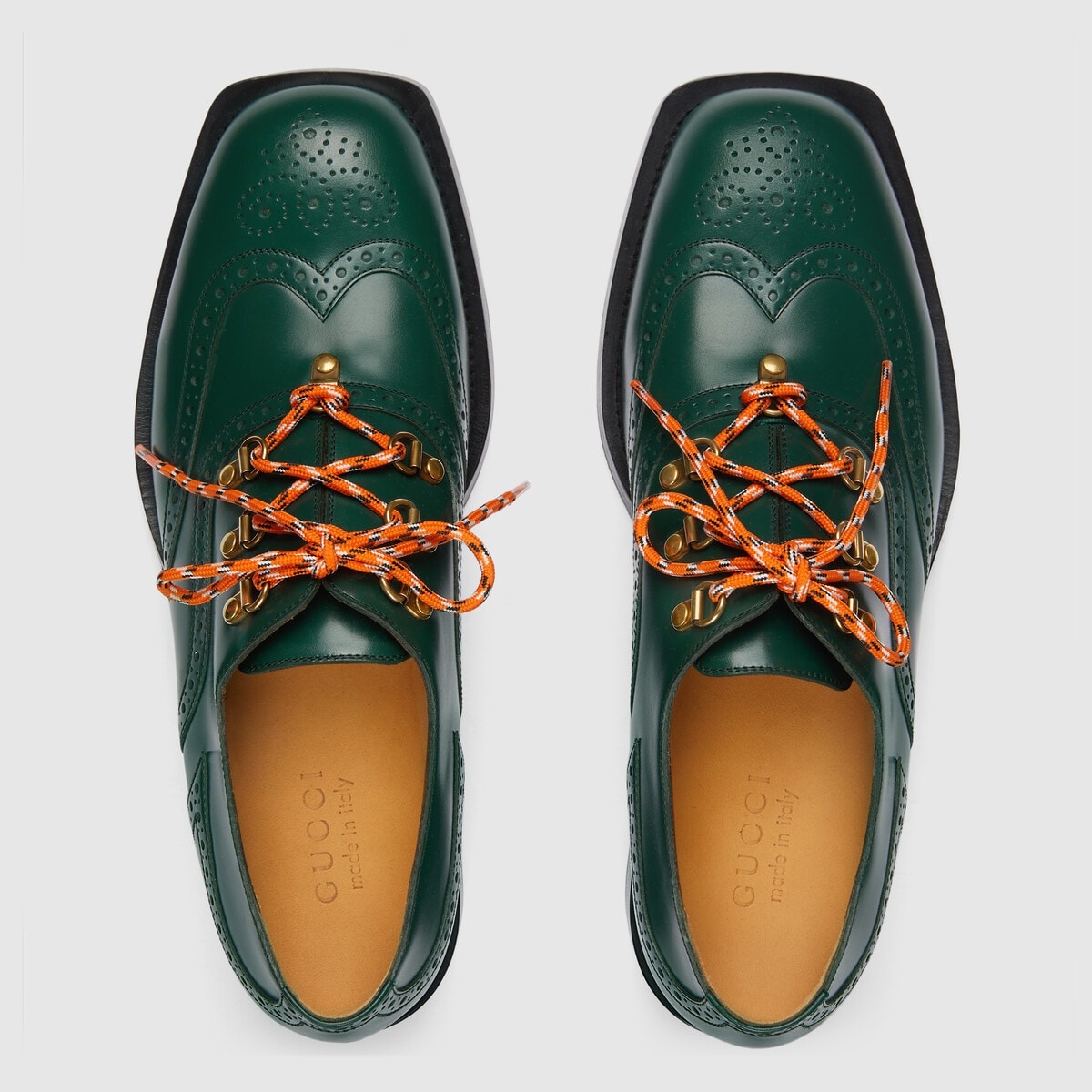 Men's lace-up shoe with brogue details - 5