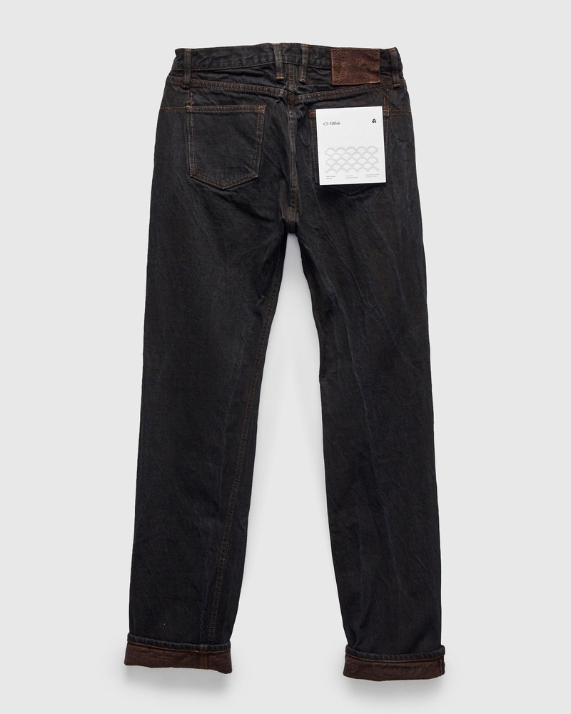 "Natural Dye Pack" 14oz Brown Selvedge Denim - Classic Straight Fit 3