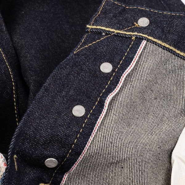 IH-666S-142 14oz Selvedge Denim Slim Straight Indigo - 14
