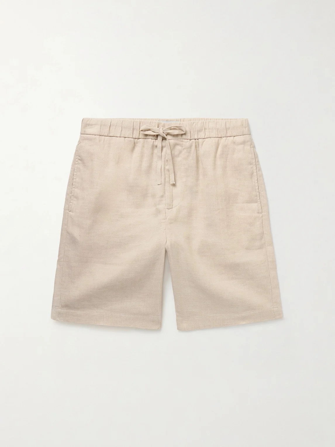 Felipe Straight-Leg Linen and Cotton-Blend Drawstring Shorts - 1