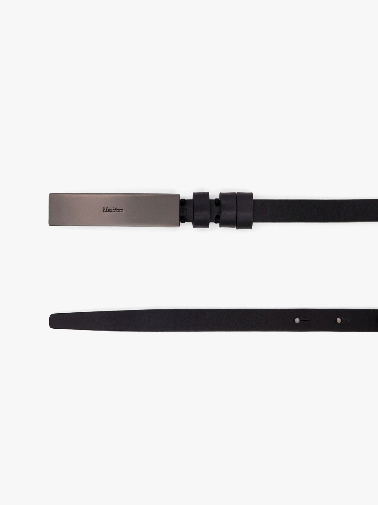 New Plate 15 Max Mara Sfilata Leather Belt - 6