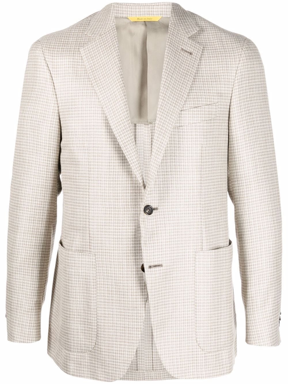 single-breasted fitted blazer - 1