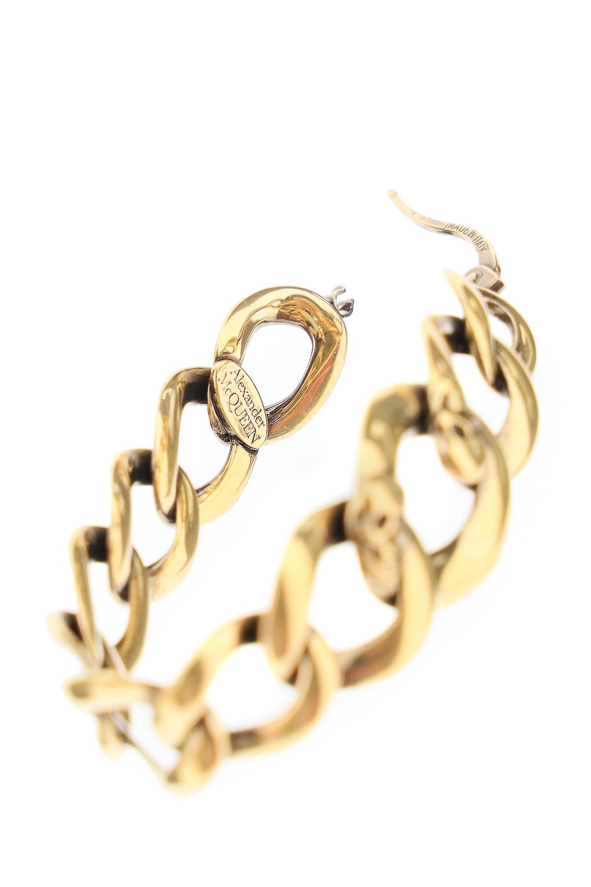 CHAIN HOOP EARRINGS - 4