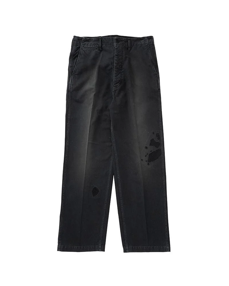 CHINO PANTS CRASH BLACK - 1