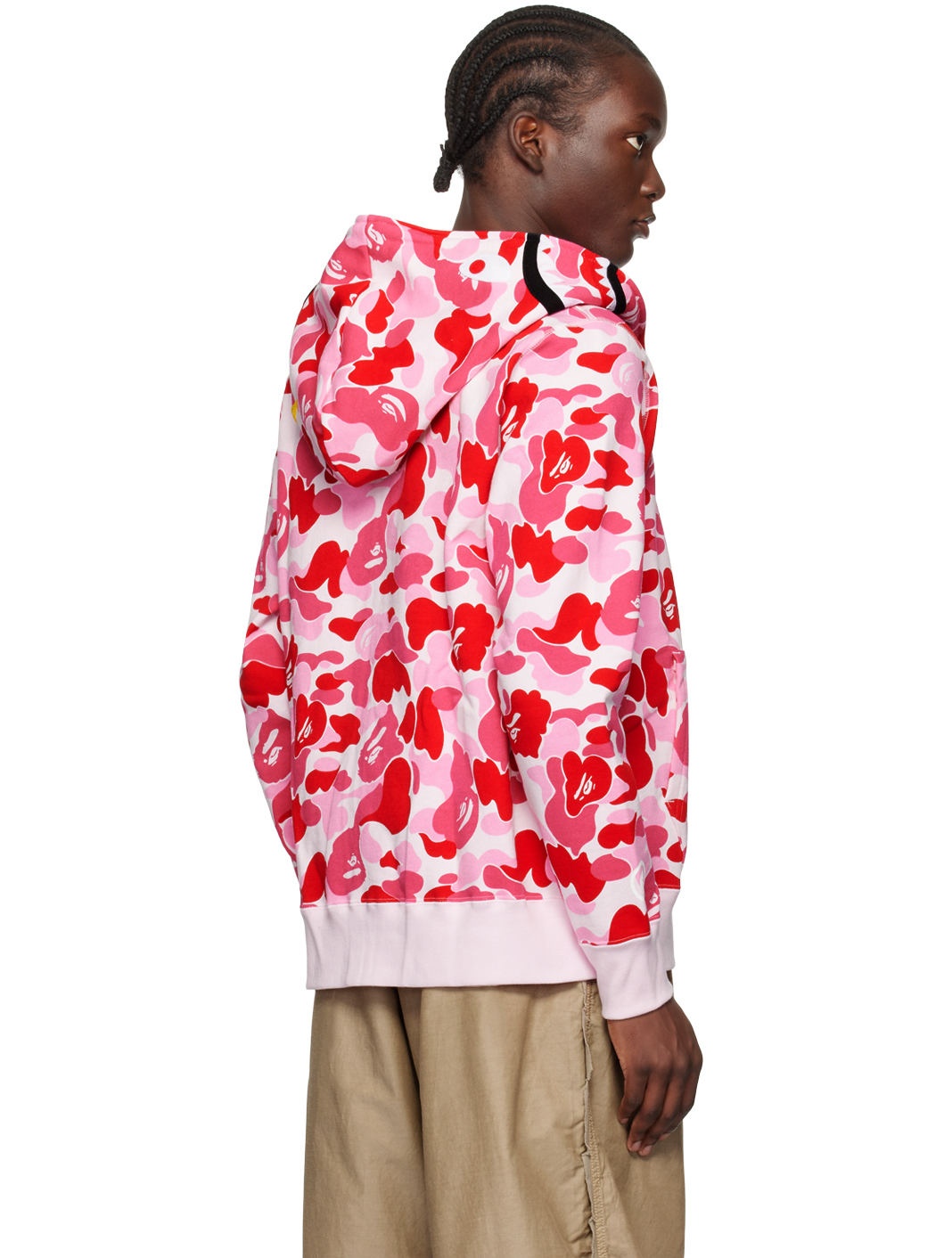 Pink ABC Camo Shark Hoodie - 3