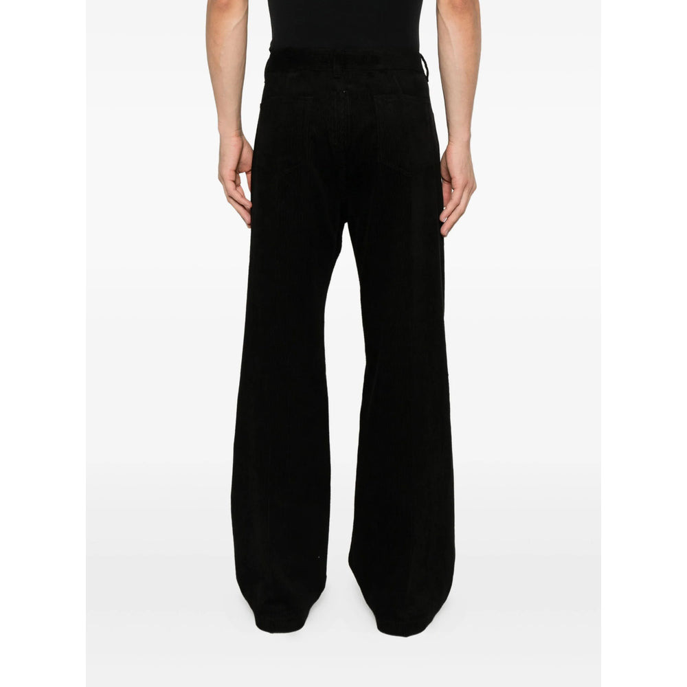 Rick Owens Black Trousers - Regular & Straight-Leg Trousers Men - 3