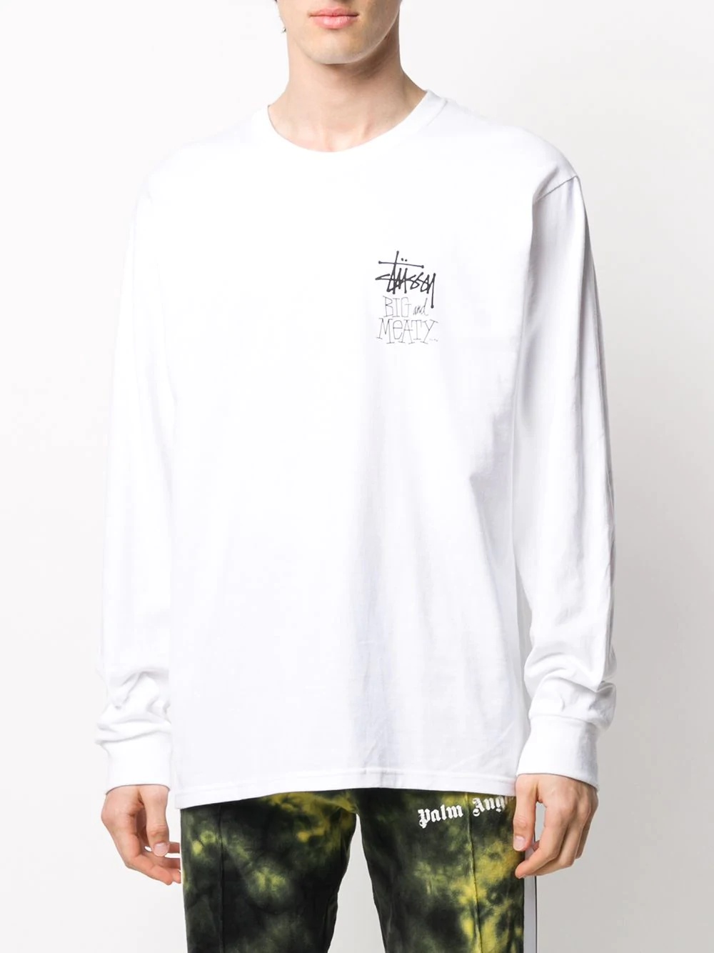 logo-print long-sleeved T-shirt - 4