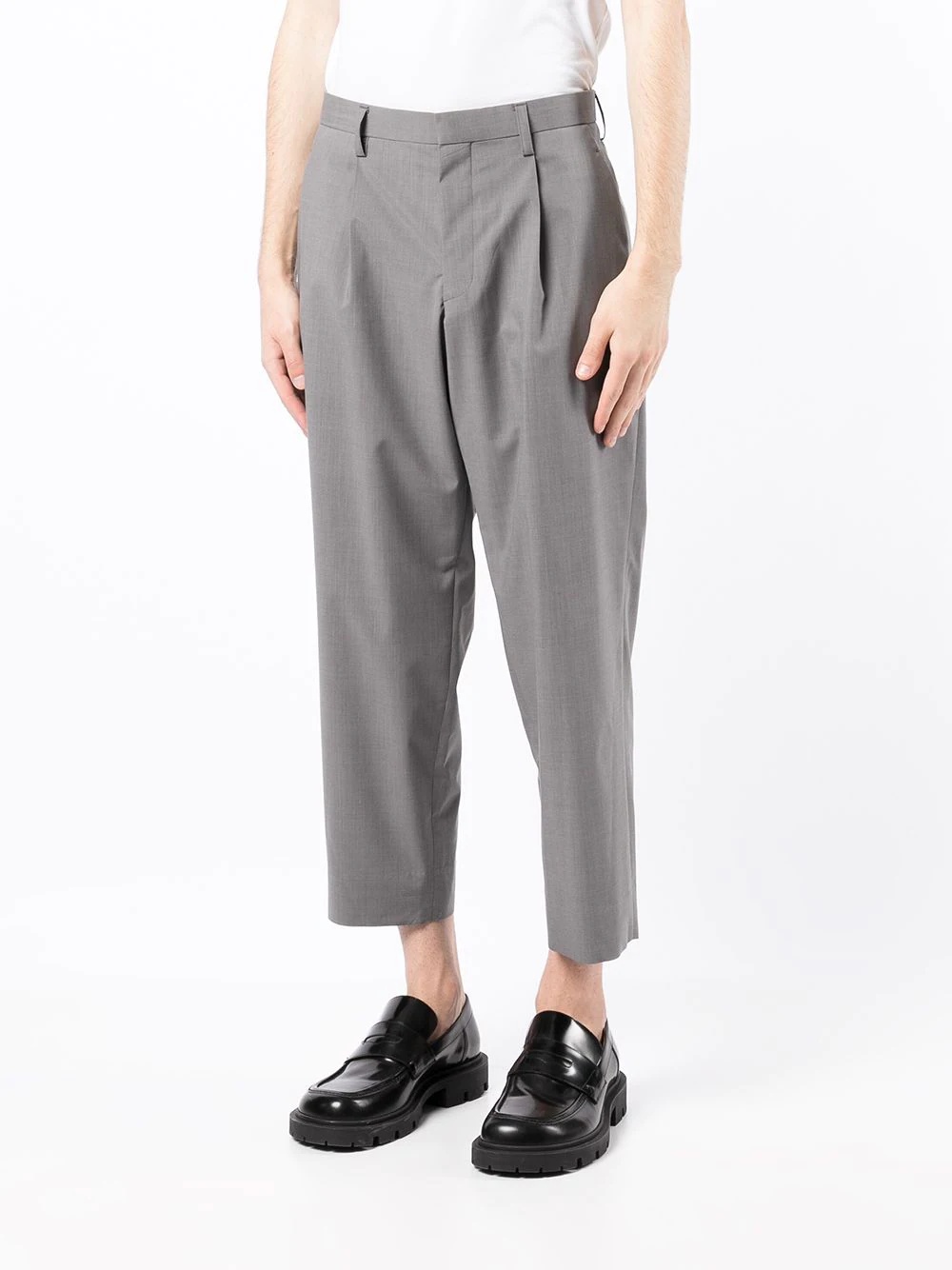 cropped cigarette trousers - 3