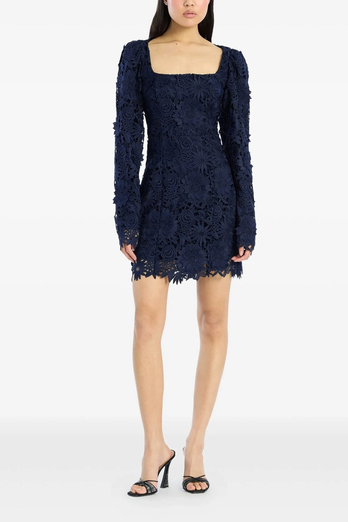 '3D Lace Ls Mini' dress - 2