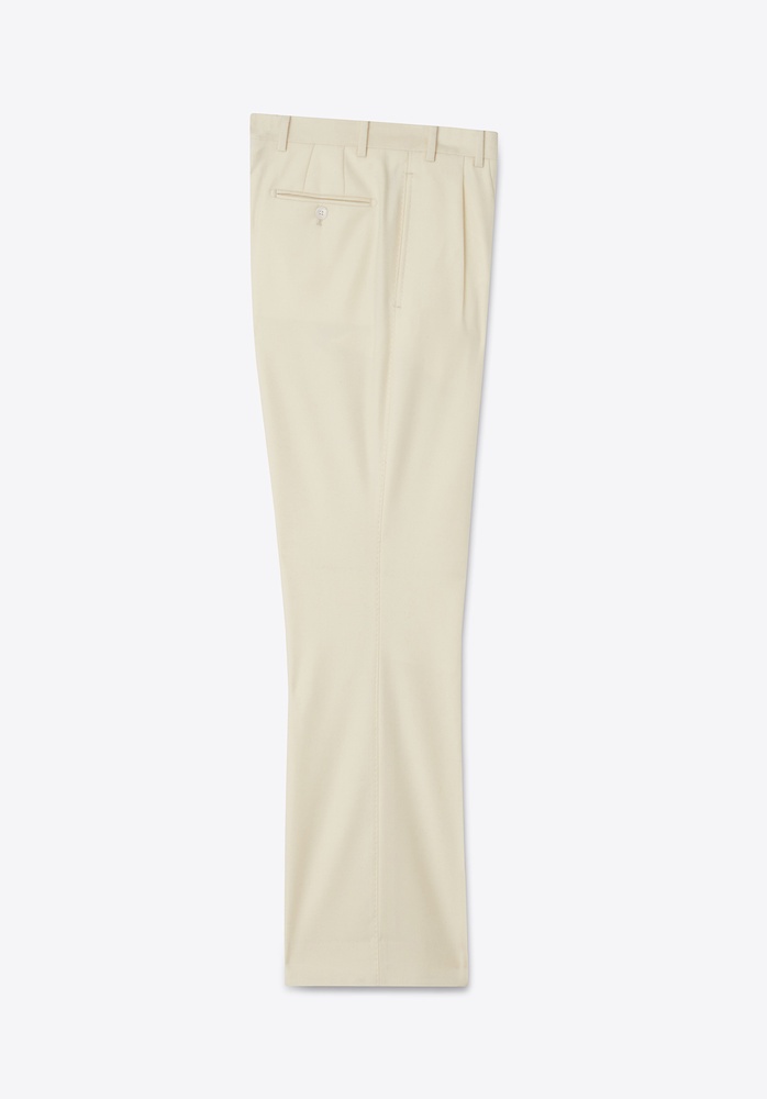 TROUSER 52 CREAM FLANNEL - 4