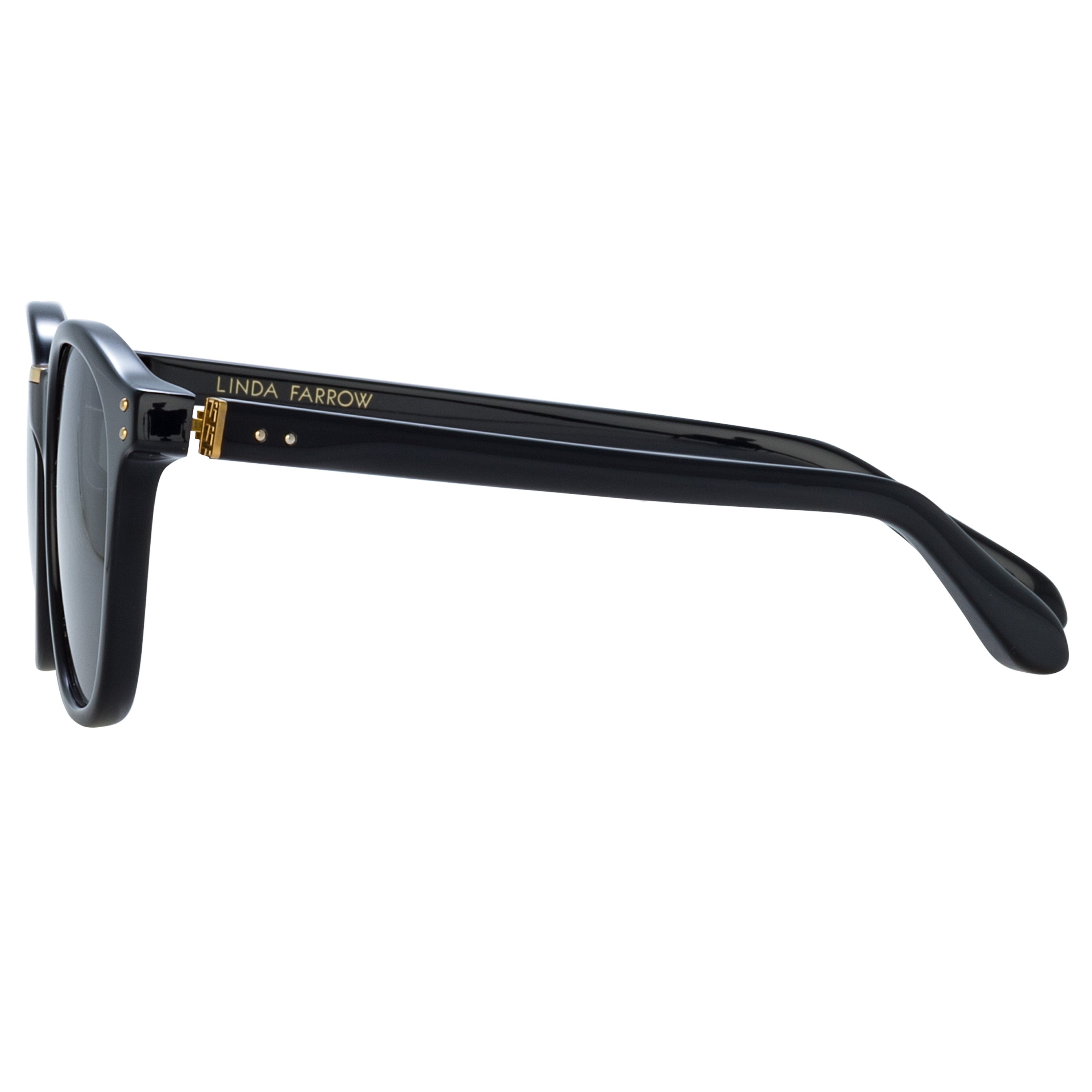 POWELL D-FRAME SUNGLASSES IN BLACK - 3