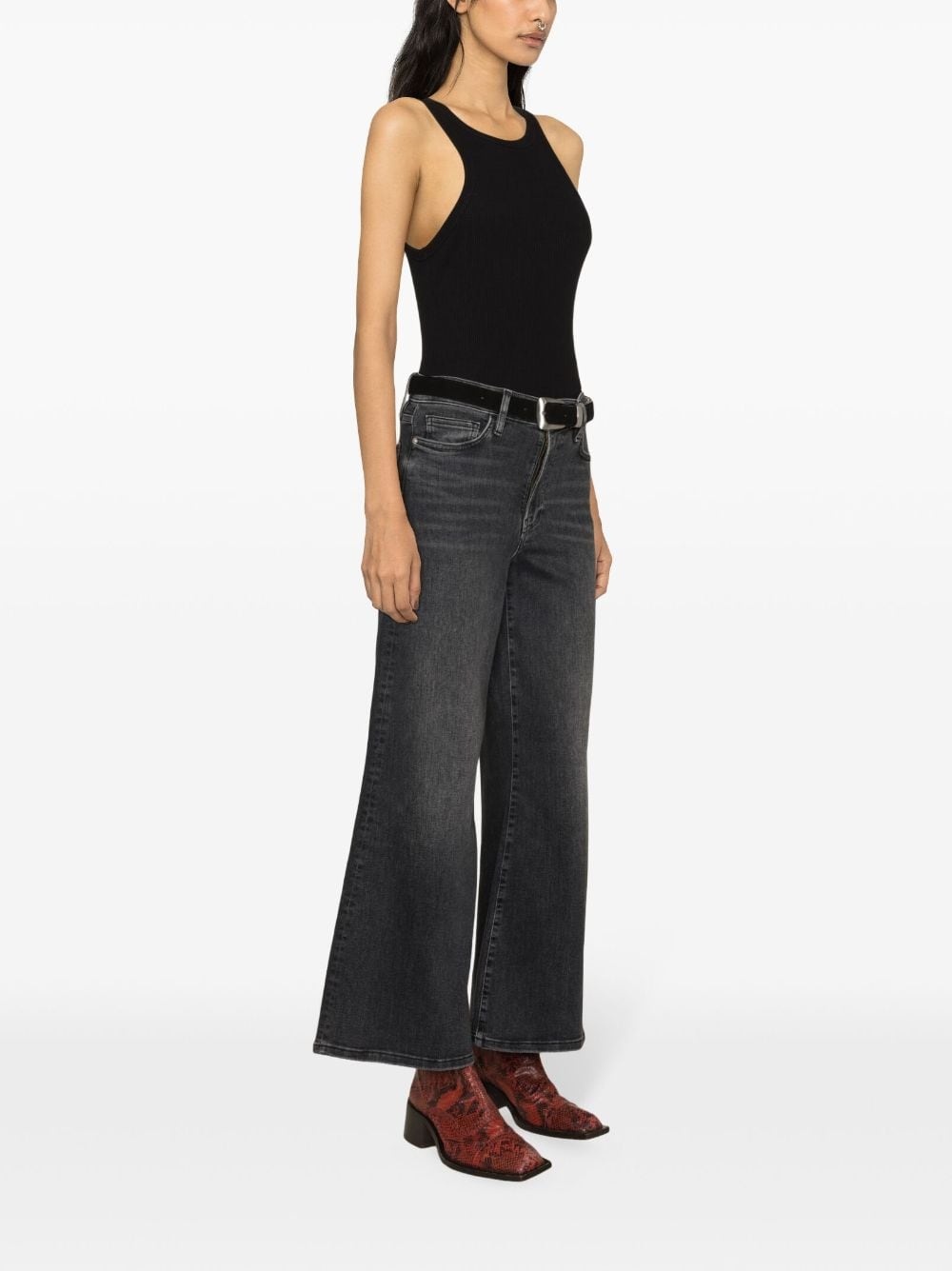 Le Palazzo cropped jeans - 3