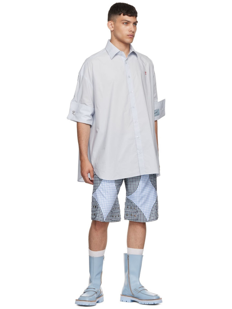 CAMPERLAB Blue Eki Zip-Up Boots outlook