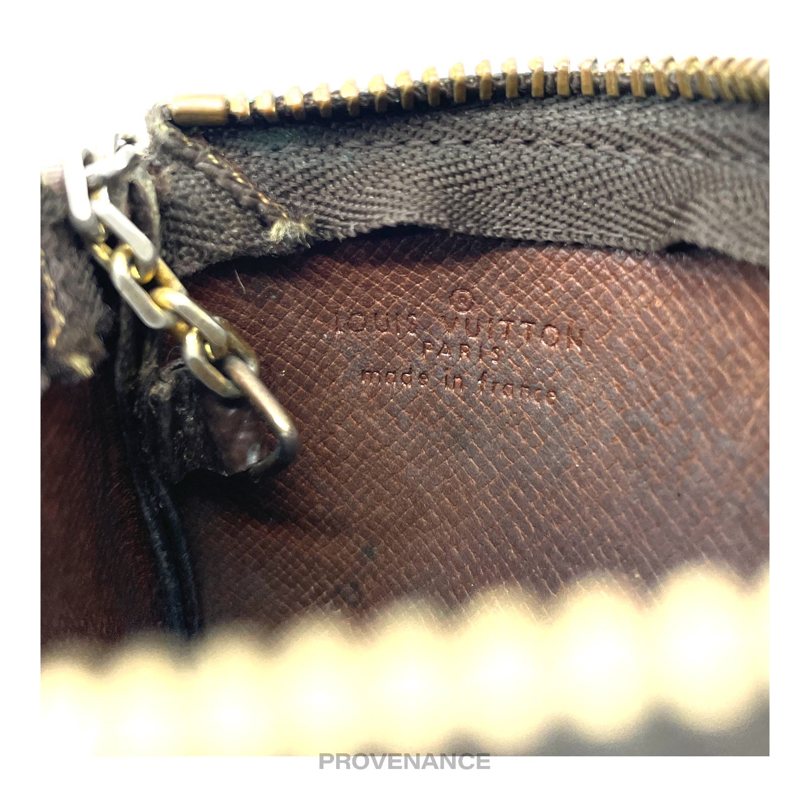 Louis Vuitton SMALL "f" Key Pouch Cles - Monogram - 7